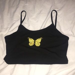 Butterfly Cropped Cami